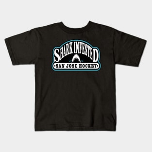 Shark Infested San Jose Hockey Kids T-Shirt